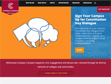 Tablet Screenshot of mncampuscompact.org